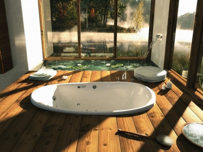 10 Nature Inspired Bathroom Designs