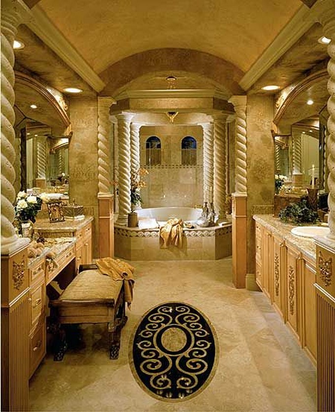 Maison Valentina Blog has collected 8 millionaire bathrooms to inspire you.