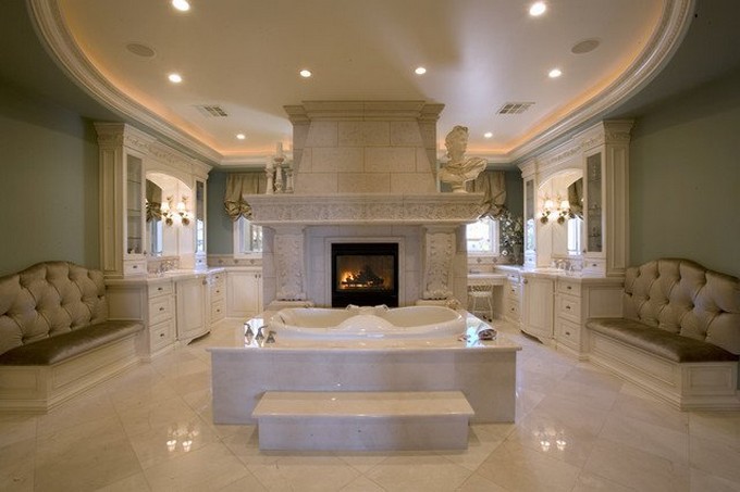 15 Bathrooms with fireplace