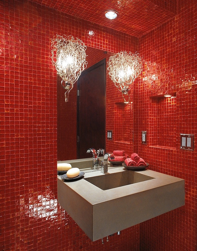 7 luxury bathroom ideas for 2016 color Red 2