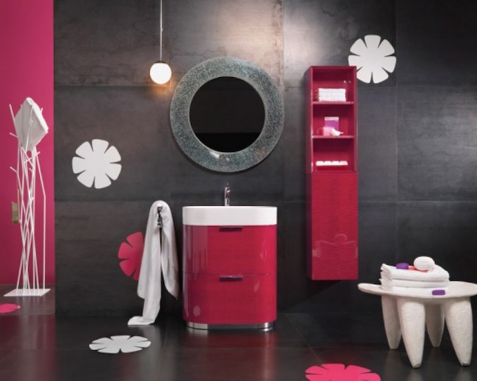 7 bathroom ideas for 2016 glossy pink
