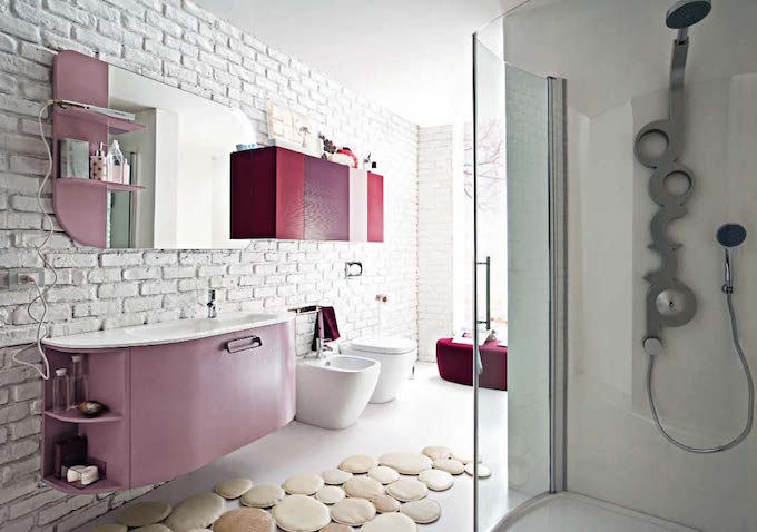 7 bathroom ideas for 2016 glossy pink 4