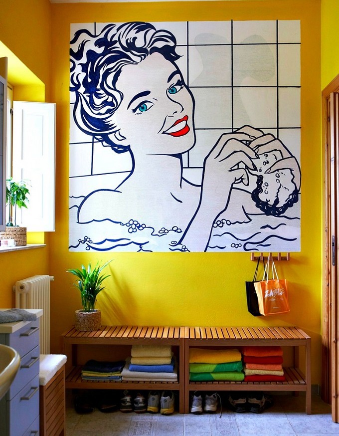 wall art for small bathroom maison valentina8