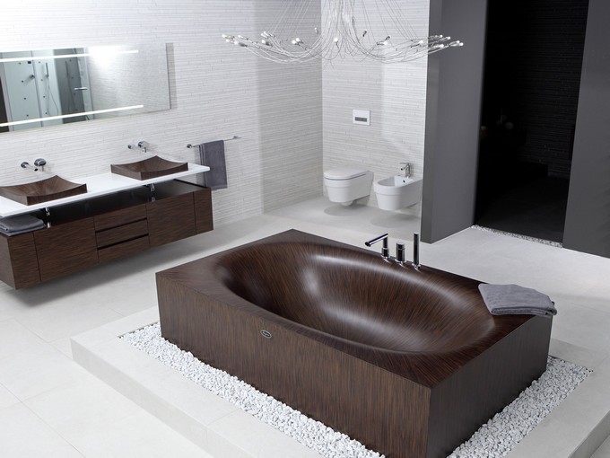 wooden bathtub design maison valentina