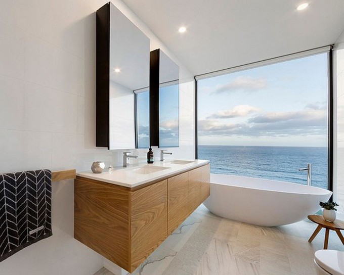 luxury bathrooms with ocean view maison valentina modern bathrooms