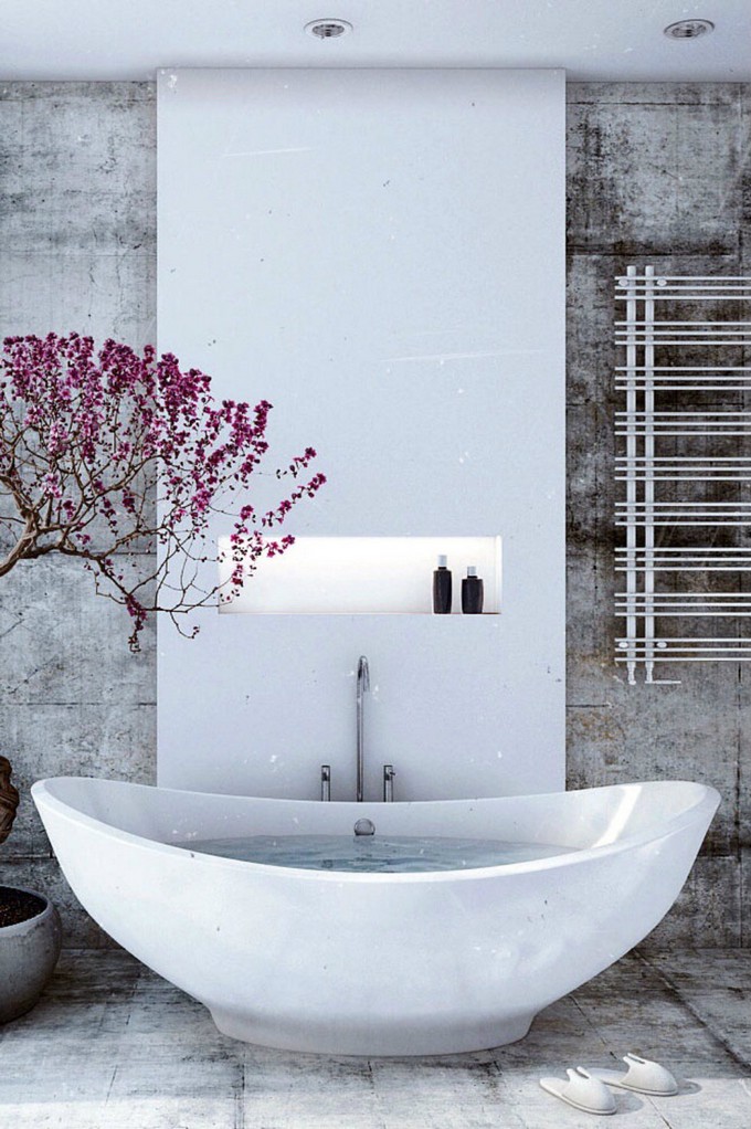 acrylic clawfoot bathtub maison valentina luxury bathrooms