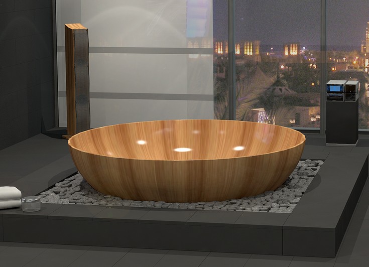 Create An Amazing Bathroom Design With Wooden Bathtubs