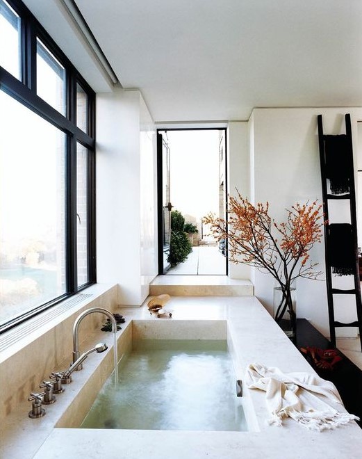 8 stunning bathrooms made for lounging