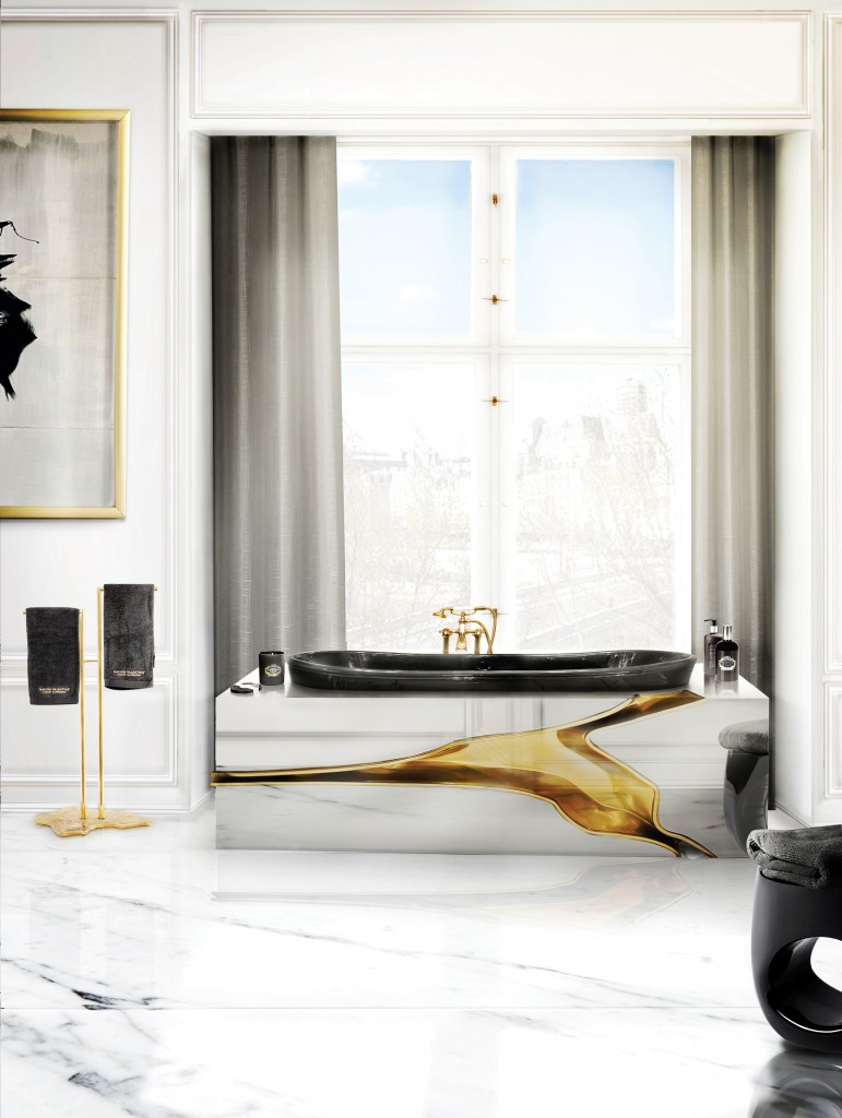 5 ways to decorate with gold your bathroom
