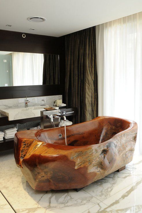 Bathroom with Wood