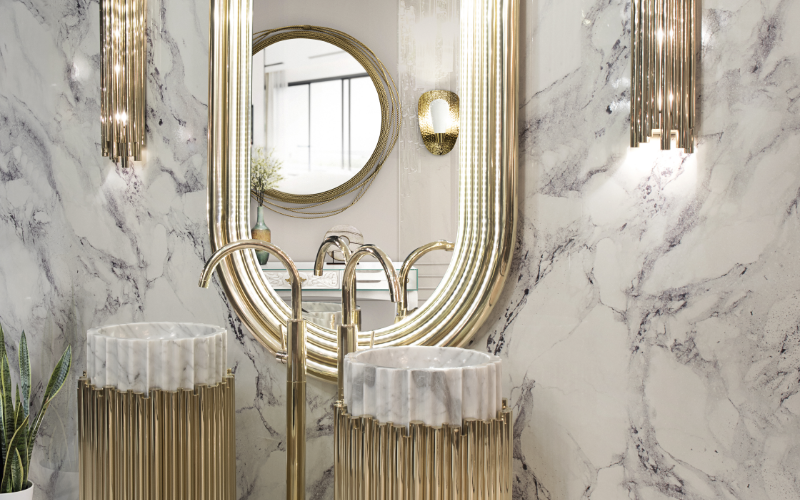 Renew Your Bathroom and Be Inspired By The Tones of Mix-Metals, Mix-Metals, Metal Trends 2019, Interior Design, Gold Silver, Luxury Bathrooms, Bathrooms Design