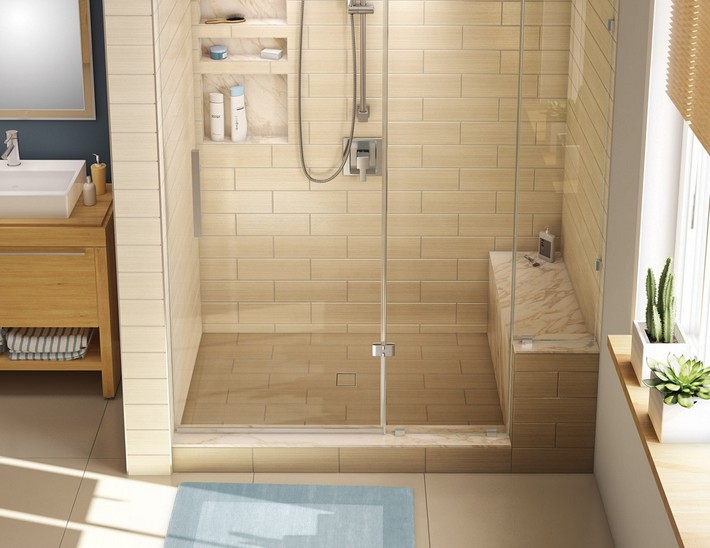 Showers With Seats On 55 Off, Bathtub With Built In Bench Seat
